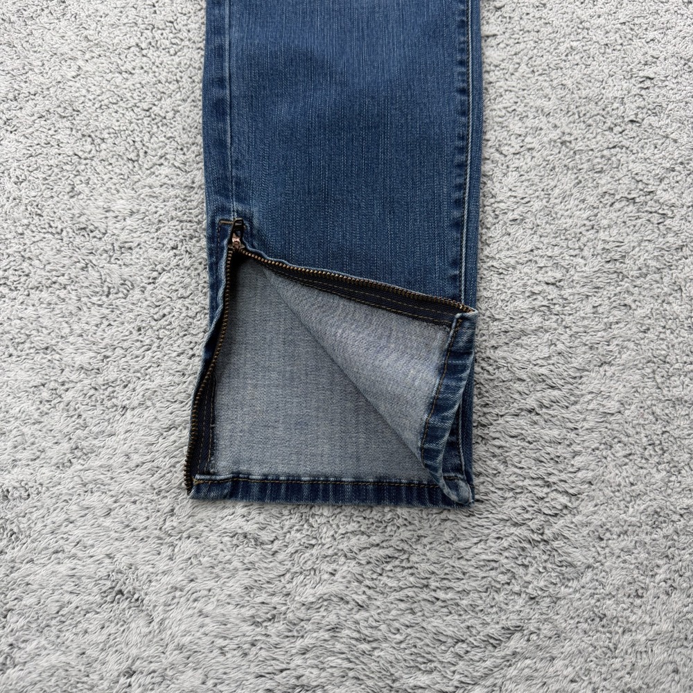 Uniqlo Jeans Women 30x26.5 Blue Skinny Stretch Mid Rise Ankle Zip Denim Pants - Picture 10 of 16